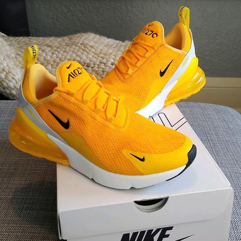 Nike Air Max 270 University Gold Sz 7.5 Like New!